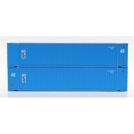 Jacksonville Terminal N Scale APL 3-42-3 Corrugated Container with Magnetic System JTC485015